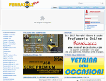 Tablet Screenshot of ferraioli.com